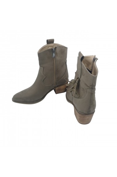 Botine Torino CM-053 Gri-Bej