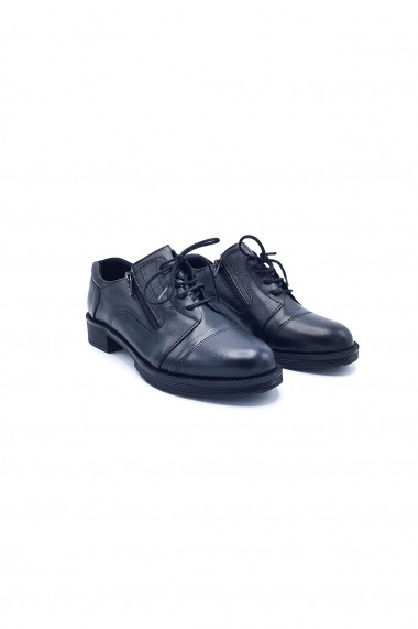Pantofi piele naturala Torino 57 negri