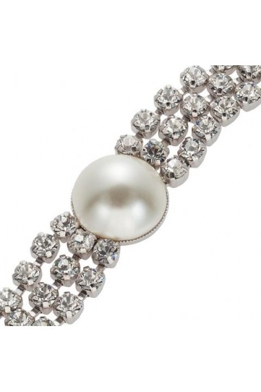Bratara cu perle si cristale Swarovski Carla Brillanti 2326 Crystal &Pearl