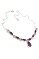 Colier cu cristale Swarovski Carla Brillanti 1035 Amethyst