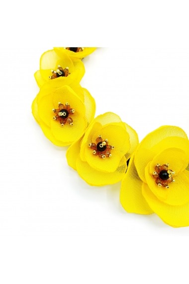 Coier cu flori Zia Fashion Yellow Bloom galben