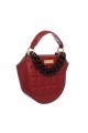 Geanta casual Margee Eva Burgundy Quilted